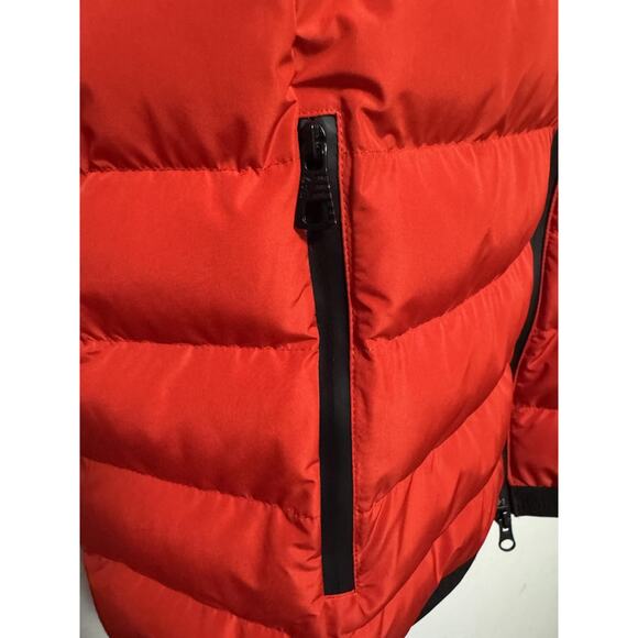 EA7 Emporio Armani Jacket Mens L Red Hooded Puffer Full Zip 6LPBJ0 PNE1Z - Picture 6 of 13